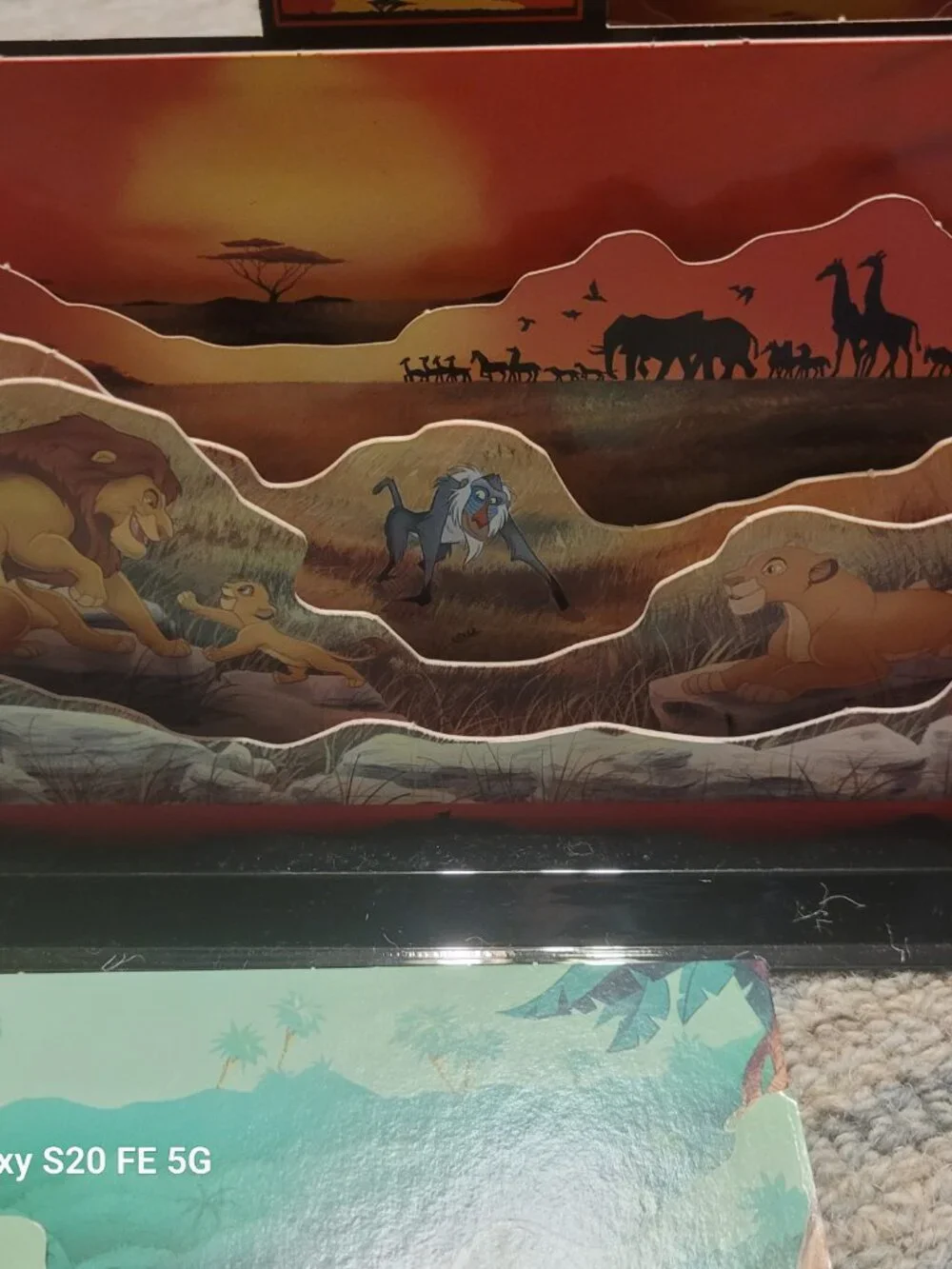 Vintage 1990's The Lion King Matching Game
